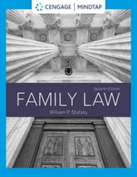 Cover image for book MindTap for Statsky's Family Law