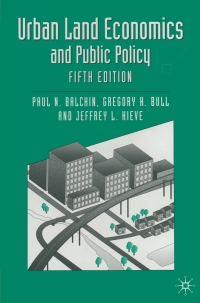 Cover image: Urban Land Economics and Public Policy 5th edition 9780333629031