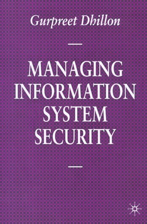 Cover image for book Managing Information System Security