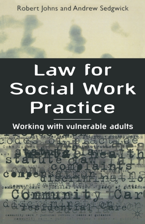 Cover image for book Law for Social Work Practice