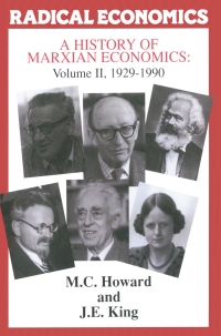 Cover image: A History of Marxian Economics 1st edition 9780333388143