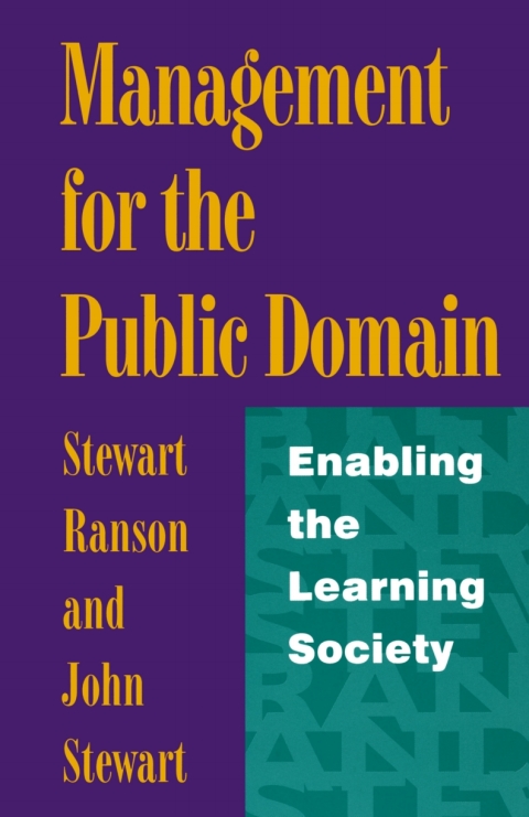 Cover image for book Management for the Public Domain