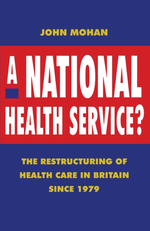 Cover image for book A National Health Service?