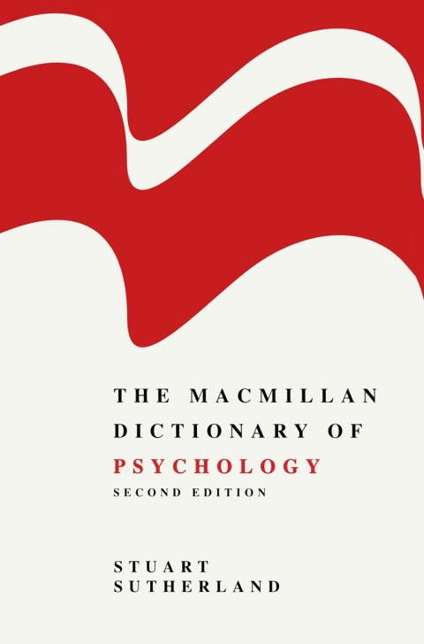 Cover image for book The Macmillan Dictionary of Psychology