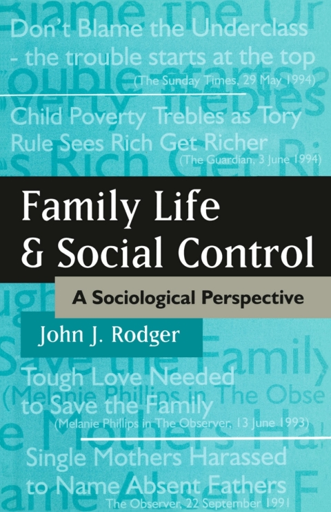 Cover image for book Family Life and Social Control