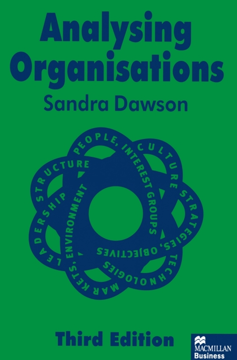 Cover image for book Analysing Organisations