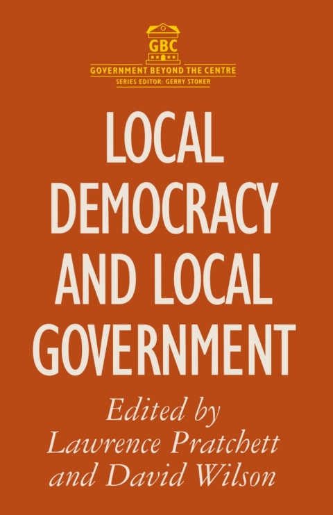 Cover image for book Local Democracy and Local Government