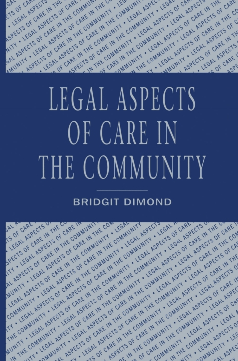 Cover image for book Legal aspects of care in the community