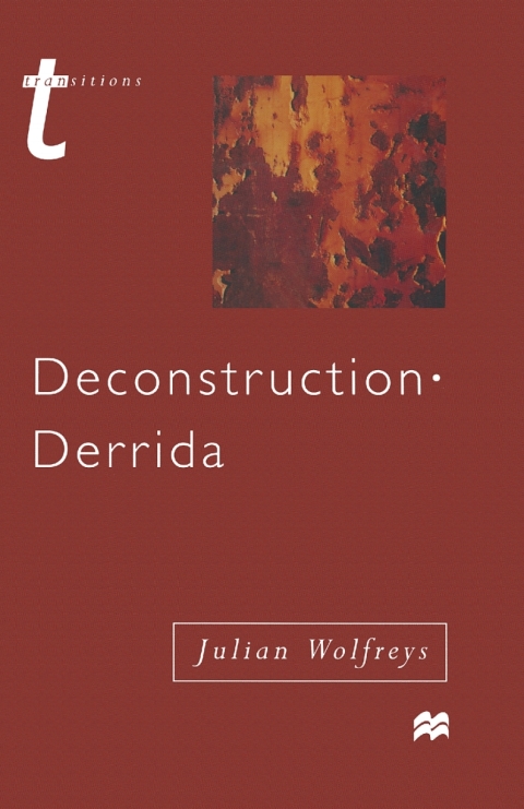 Cover image for book Deconstruction - Derrida