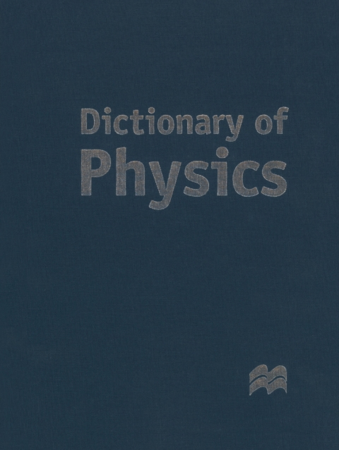 Cover image for book Dictionary of Physics