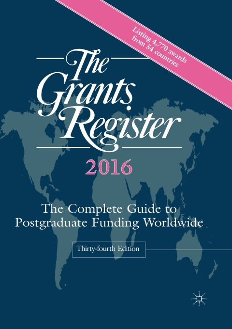 Cover image for book The Grants Register 2016