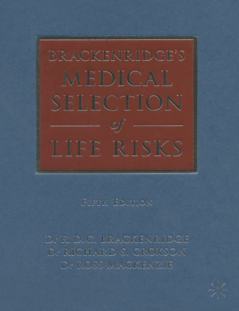 Cover image for book Brackenridge's Medical Selection of Life Risks