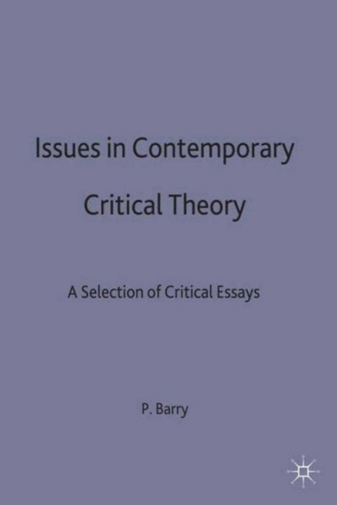 Cover image for book Issues in Contemporary Critical Theory
