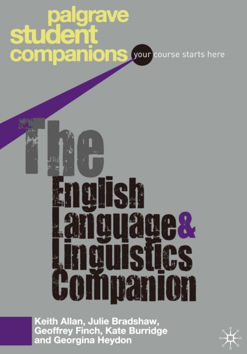 Cover image for book The English Language and Linguistics Companion