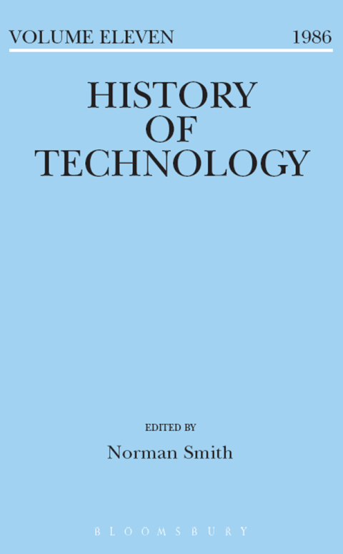 History of Technology Volume 11 