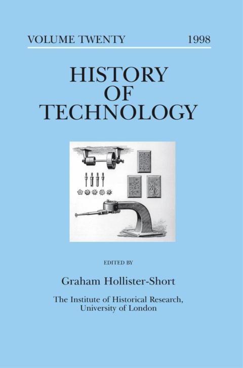 Cover image for book History of Technology Volume 20