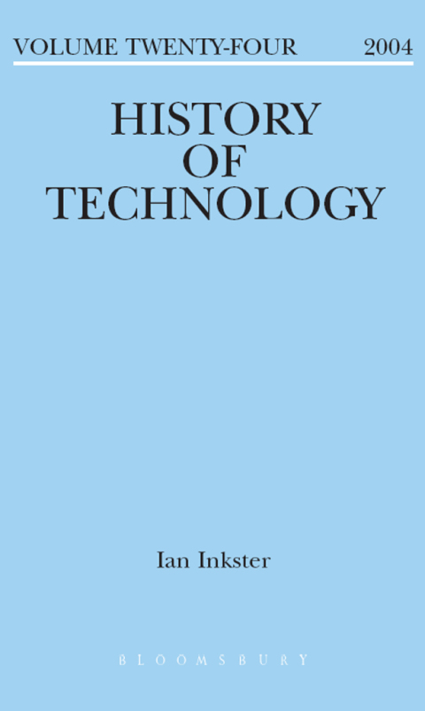 History of Technology Volume 24 