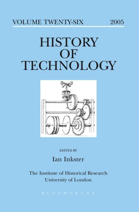 Cover image for book History of Technology Volume 26