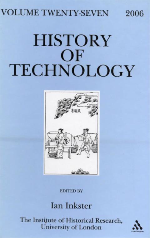 Cover image for book History of Technology Volume 27