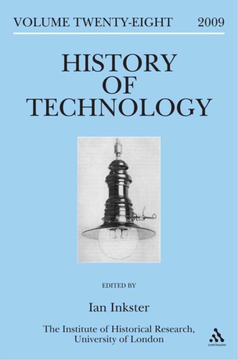 Cover image for book History of Technology Volume 28