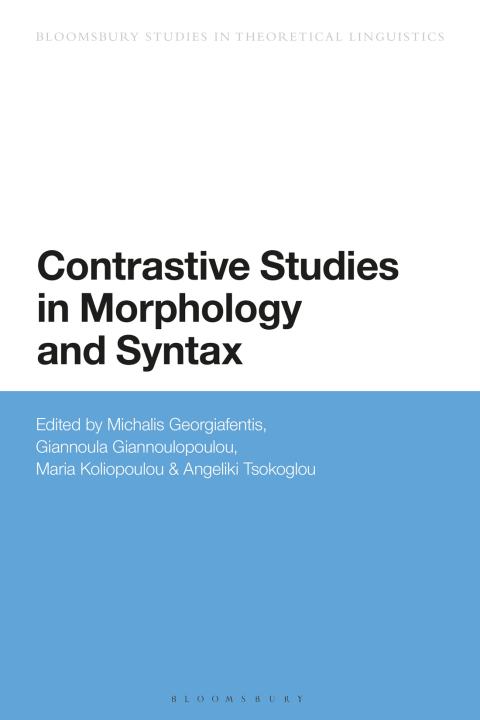 Cover image for book Contrastive Studies in Morphology and Syntax
