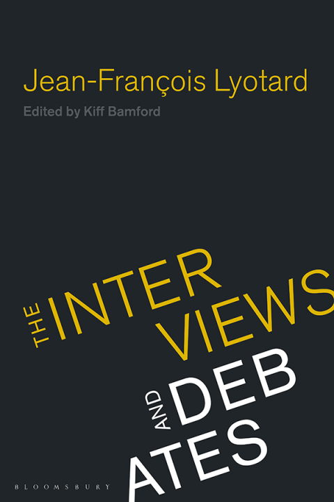 Cover image for book Jean-Francois Lyotard
