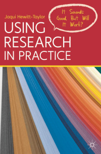 Cover image: Using Research in Practice 1st edition 9780230278646