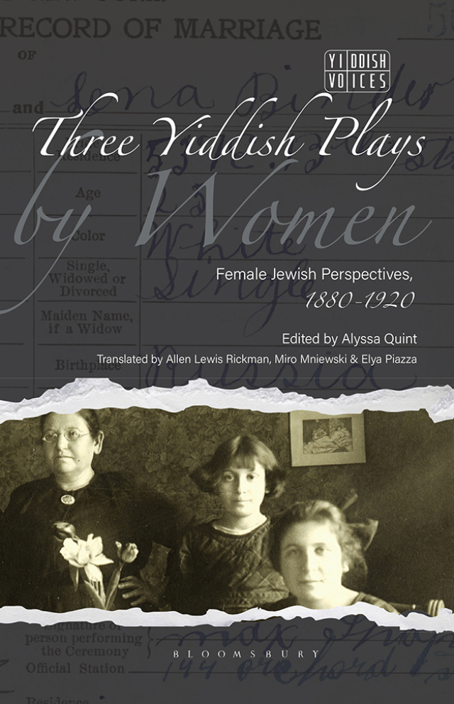 Three Yiddish Plays by Women