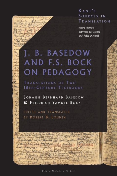 Cover image for book J. B. Basedow and F.S. Bock on Pedagogy