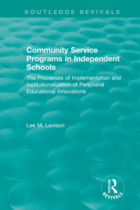Cover image for book Community Service Programs in Independent Schools