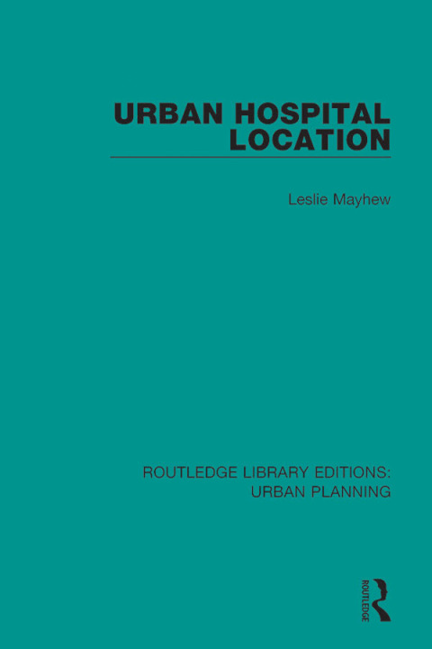 Cover image for book Urban Hospital Location