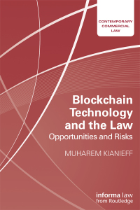 Titelbild: Blockchain Technology and the Law 1st edition 9781138488878