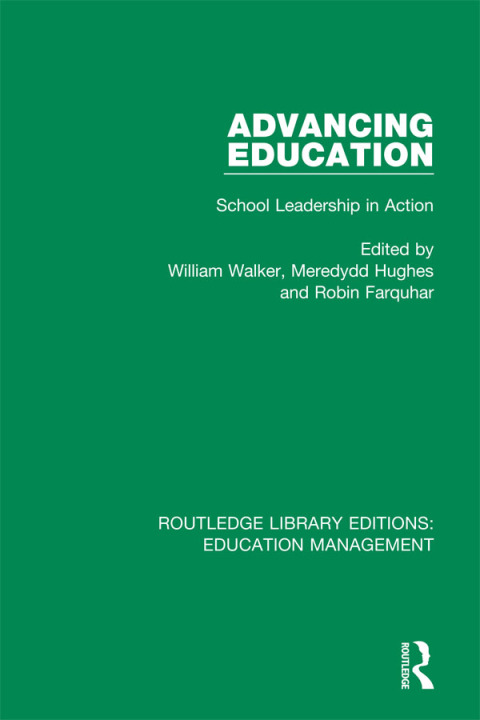 Cover image for book Advancing Education