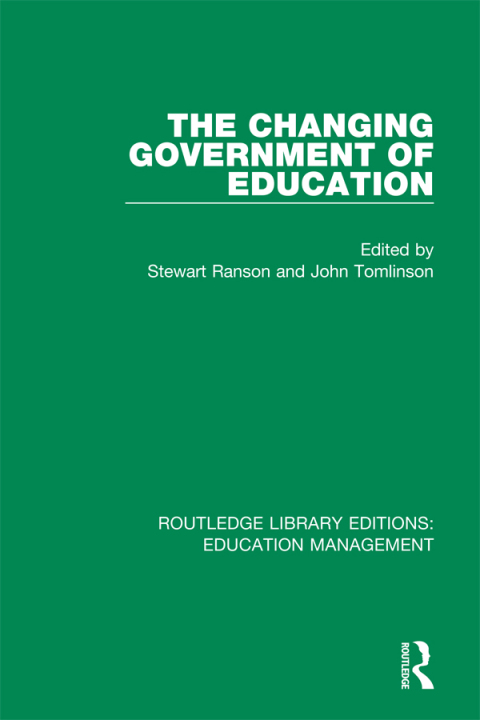 Cover image for book The Changing Government of Education