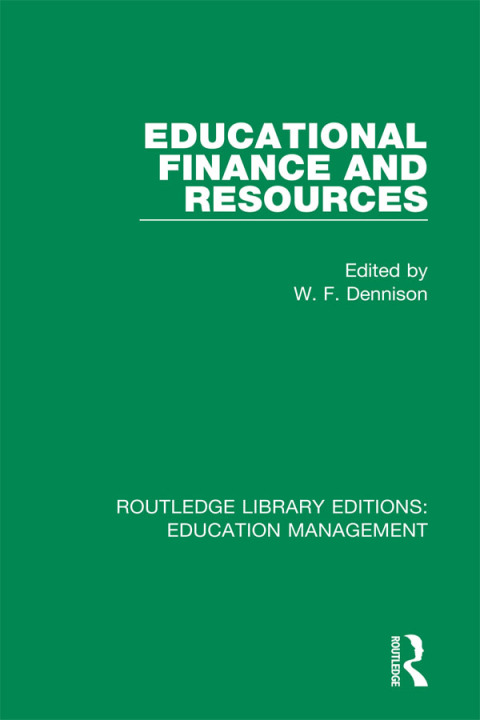 Cover image for book Educational Finance and Resources