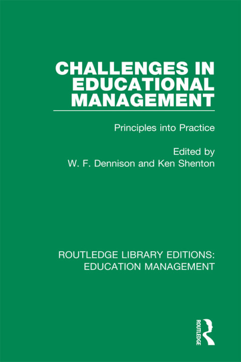 Cover image for book Challenges in Educational Management