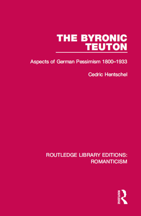 Cover image for book The Byronic Teuton