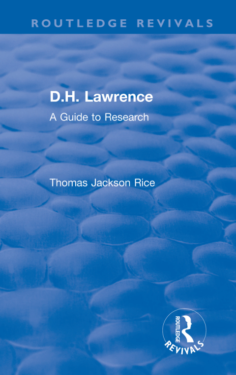 Cover image for book D.H. Lawrence