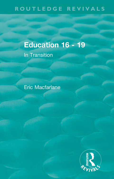 Cover image for book Education 16 - 19 (1993)