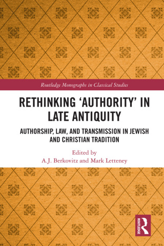 Rethinking ‘Authority’ in Late Antiquity