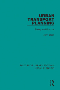 Cover image: Urban Transport Planning 1st edition 9781138478428