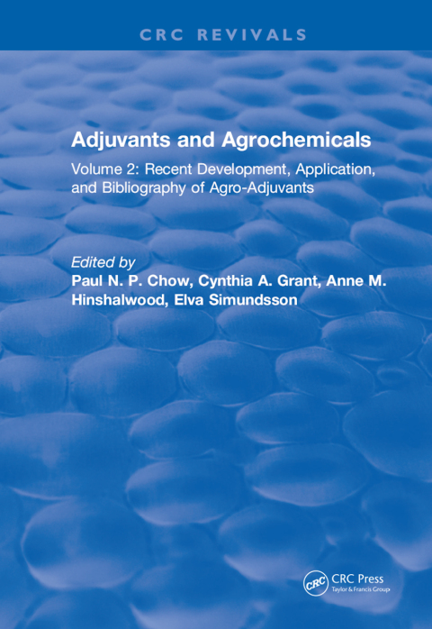 Cover image for book Adjuvants and Agrochemicals