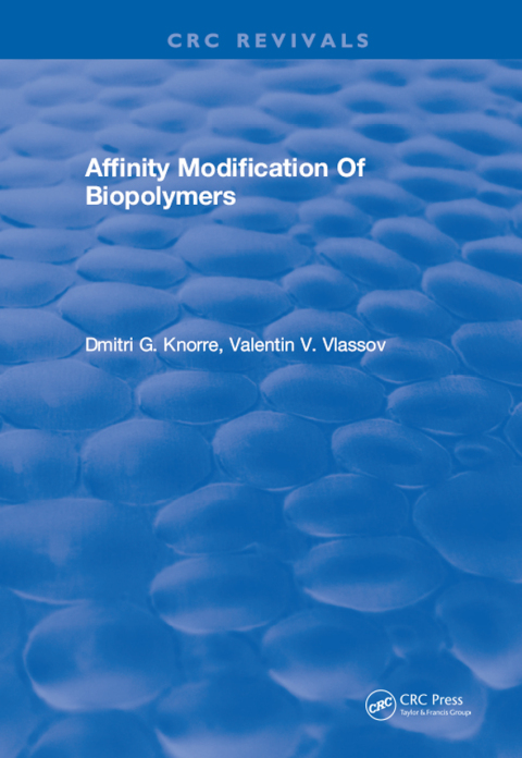 Cover image for book Affinity Modification Of Biopolymers