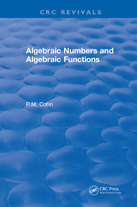 Cover image for book Algebraic Numbers and Algebraic Functions