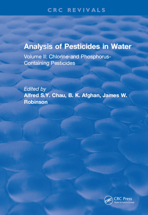 Cover image for book Analysis of Pesticides in Water