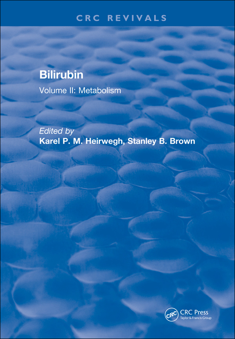 Cover image for book Bilirubin