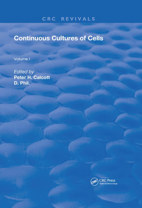 Cover image for book Continuous Cultures Of Cells