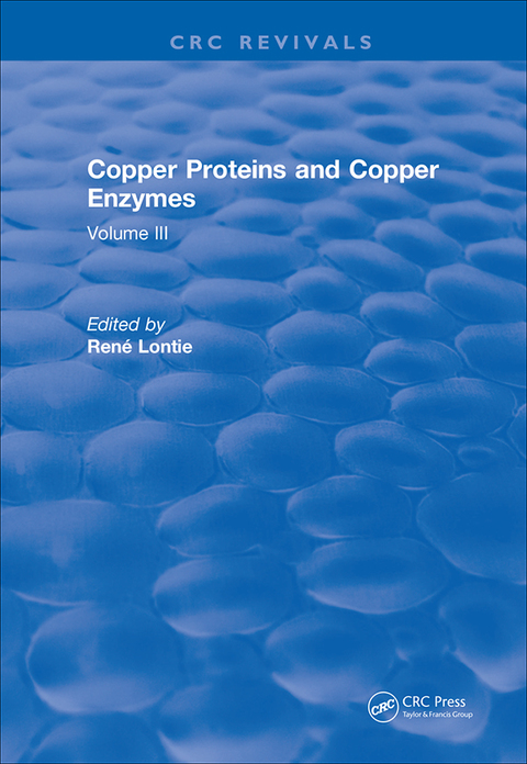 Cover image for book Copper Proteins and Copper Enzymes
