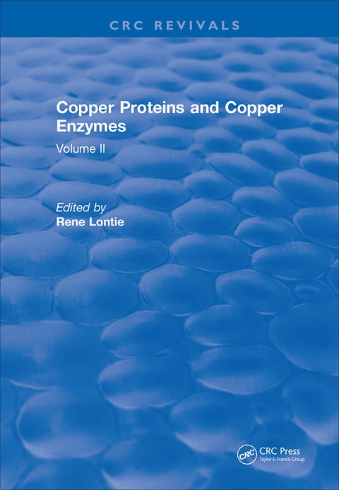 Cover image for book Copper Proteins and Copper Enzymes