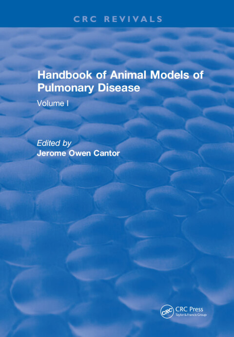 Cover image for book CRC Handbook of Animal Models of Pulmonary Disease